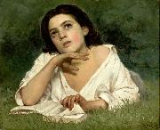 Almeida Junior Girl with a Book oil painting reproduction